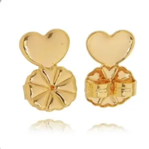 Tarraxa Mágica Coração Banhada a Ouro 18k