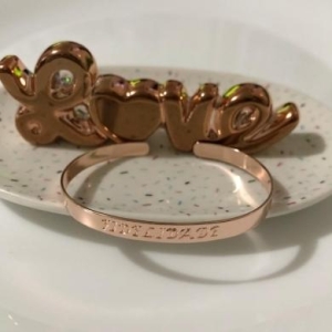 Bracelete Rose Fidelidade Banhado a Ouro 18k