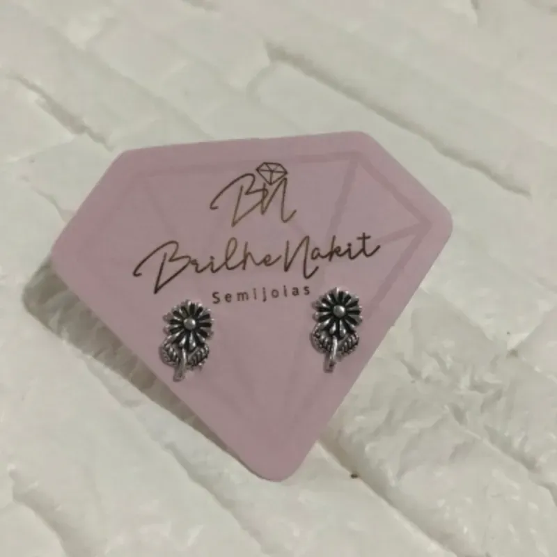 Brinco Prata 925 Margarida