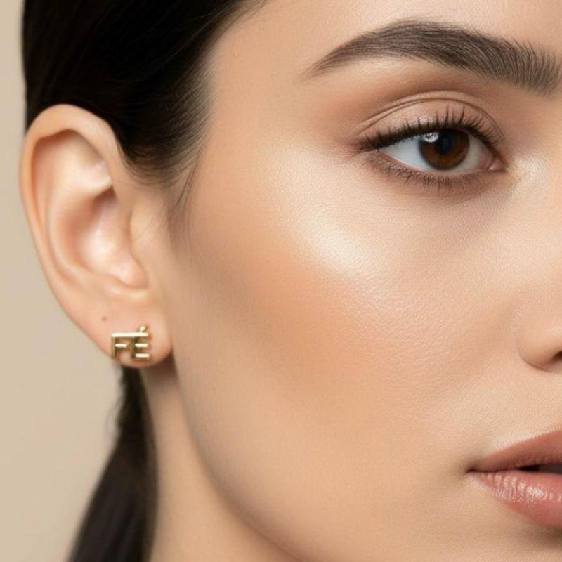 Brinco FÉ Banhado a Ouro 18k