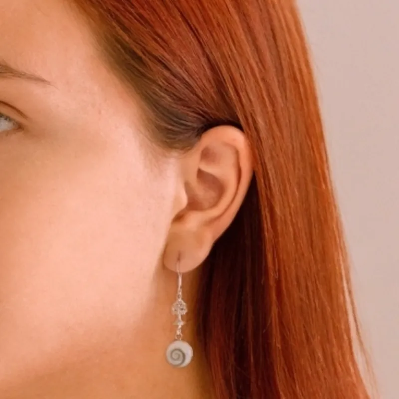 Brinco Prata 925 Gancho Arvore da Vida