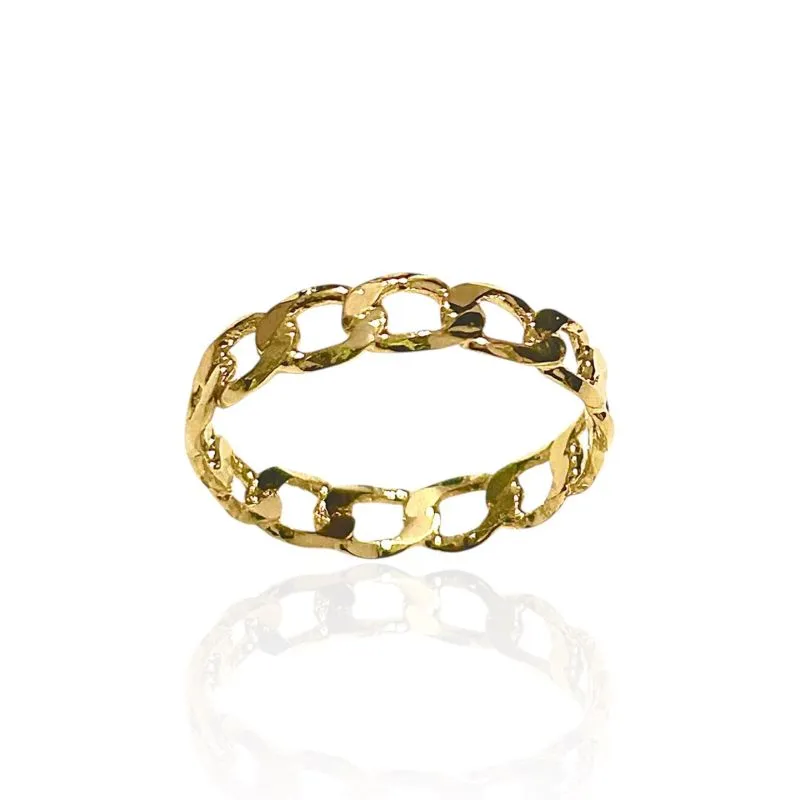 Anel Elos Banhado a Ouro 18k