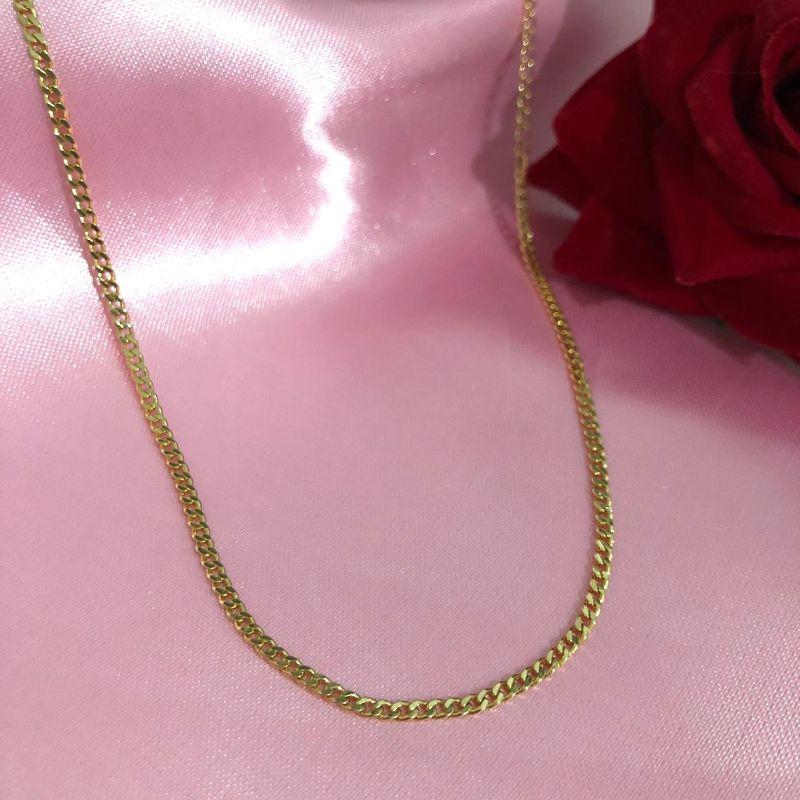 Choker Cartier Delicada 30cm + 10cm Extensor Banhada a Ouro 18k