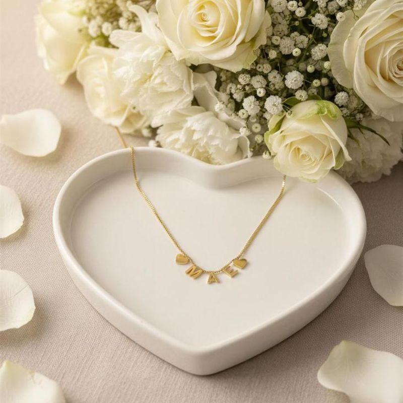 Colar Mãe 40cm + 5cm Banhado a Ouro 18k